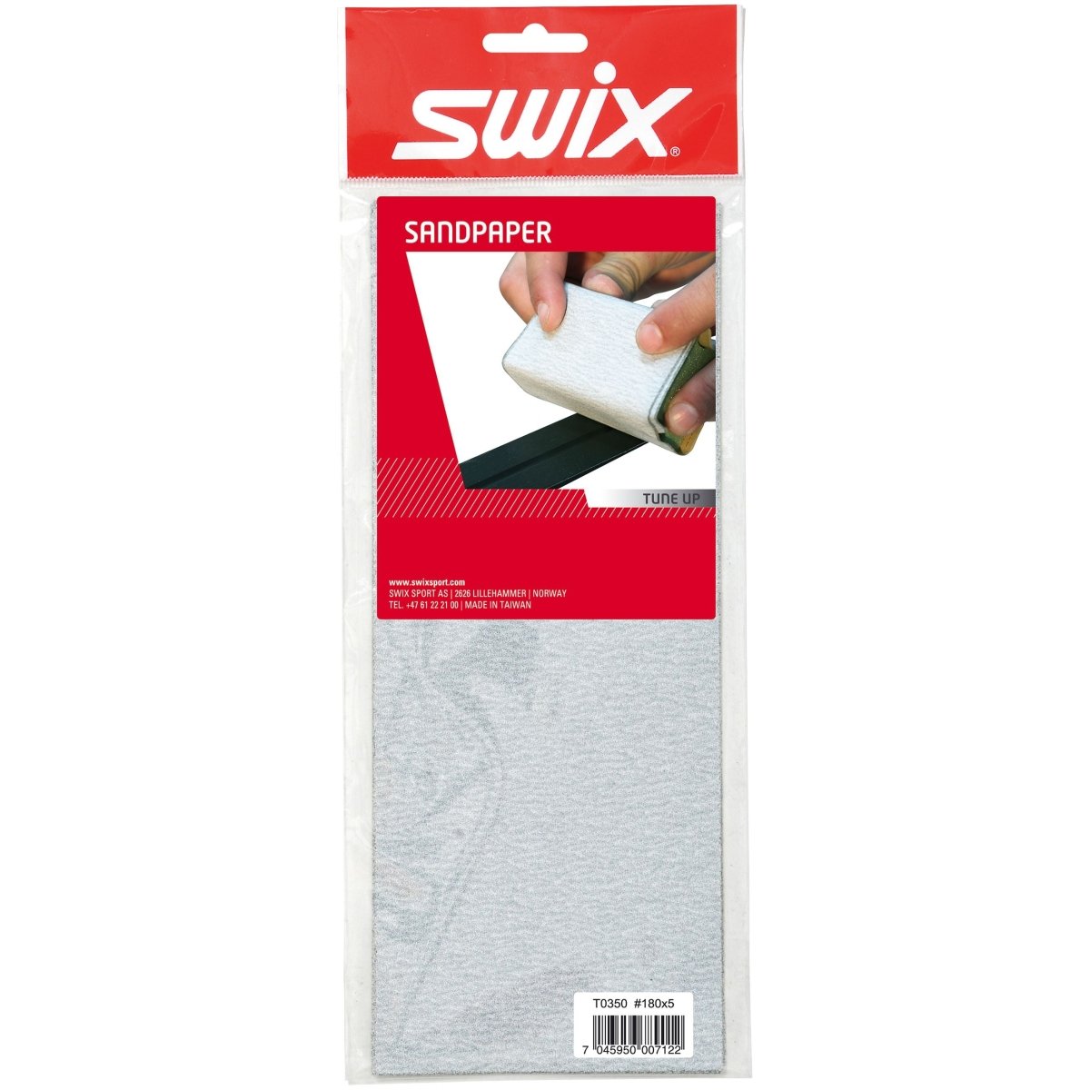 Swix - T350 Sandpaper, 5 pcs 180 Schleifpapier - SX-T0350 - Sportbrands24