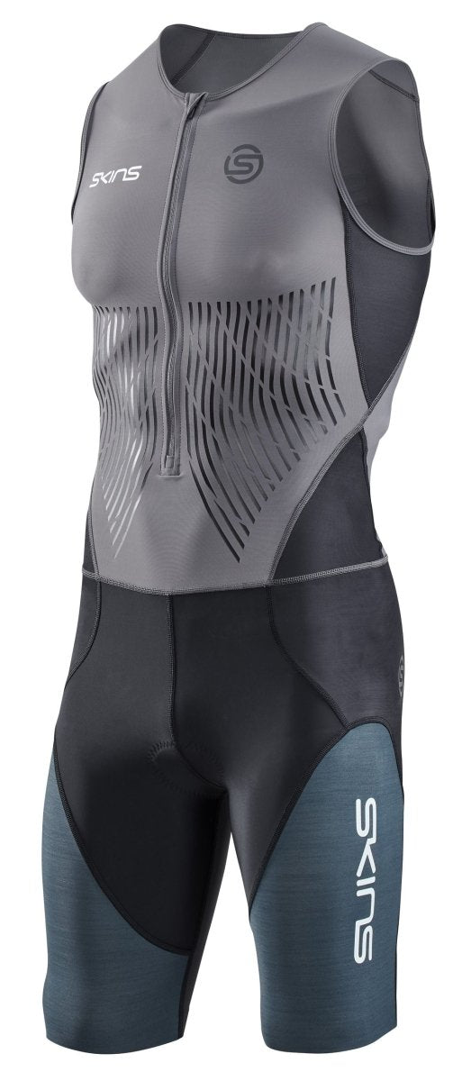 Skins - Elite S/L Triathlonanzug Herren - charcoal/carbon - SK-TR00420600033S - Sportbrands24
