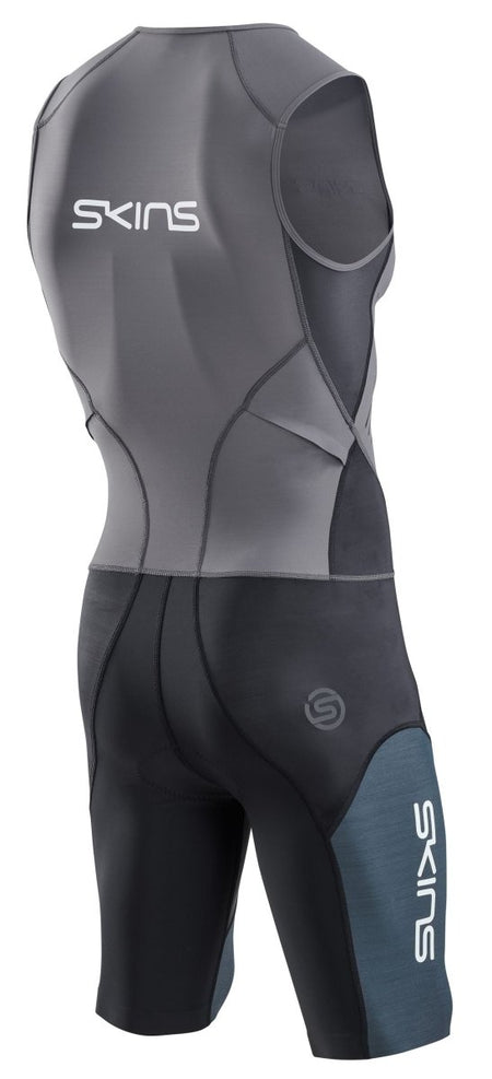 Skins - Elite S/L Triathlonanzug Herren - charcoal/carbon - SK-TR00420600033S - Sportbrands24