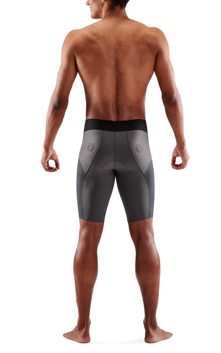 Skins - EliteHalf Tights Triathlonhose Herren - charcoal/carbon - SK-TR00430610033S - Sportbrands24