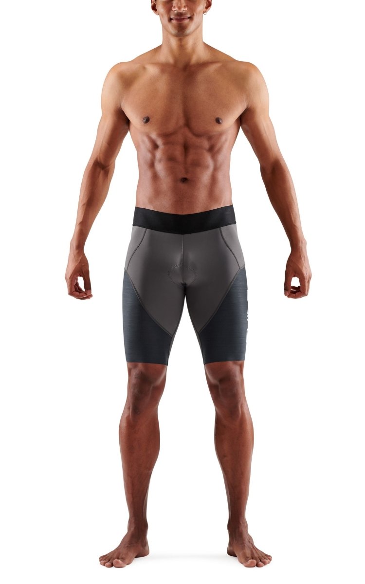 Skins - EliteHalf Tights Triathlonhose Herren - charcoal/carbon - SK-TR00430610033L - Sportbrands24