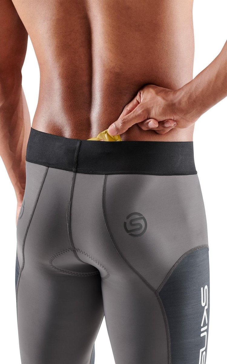 Skins - EliteHalf Tights Triathlonhose Herren - charcoal/carbon - SK-TR00430610033S - Sportbrands24