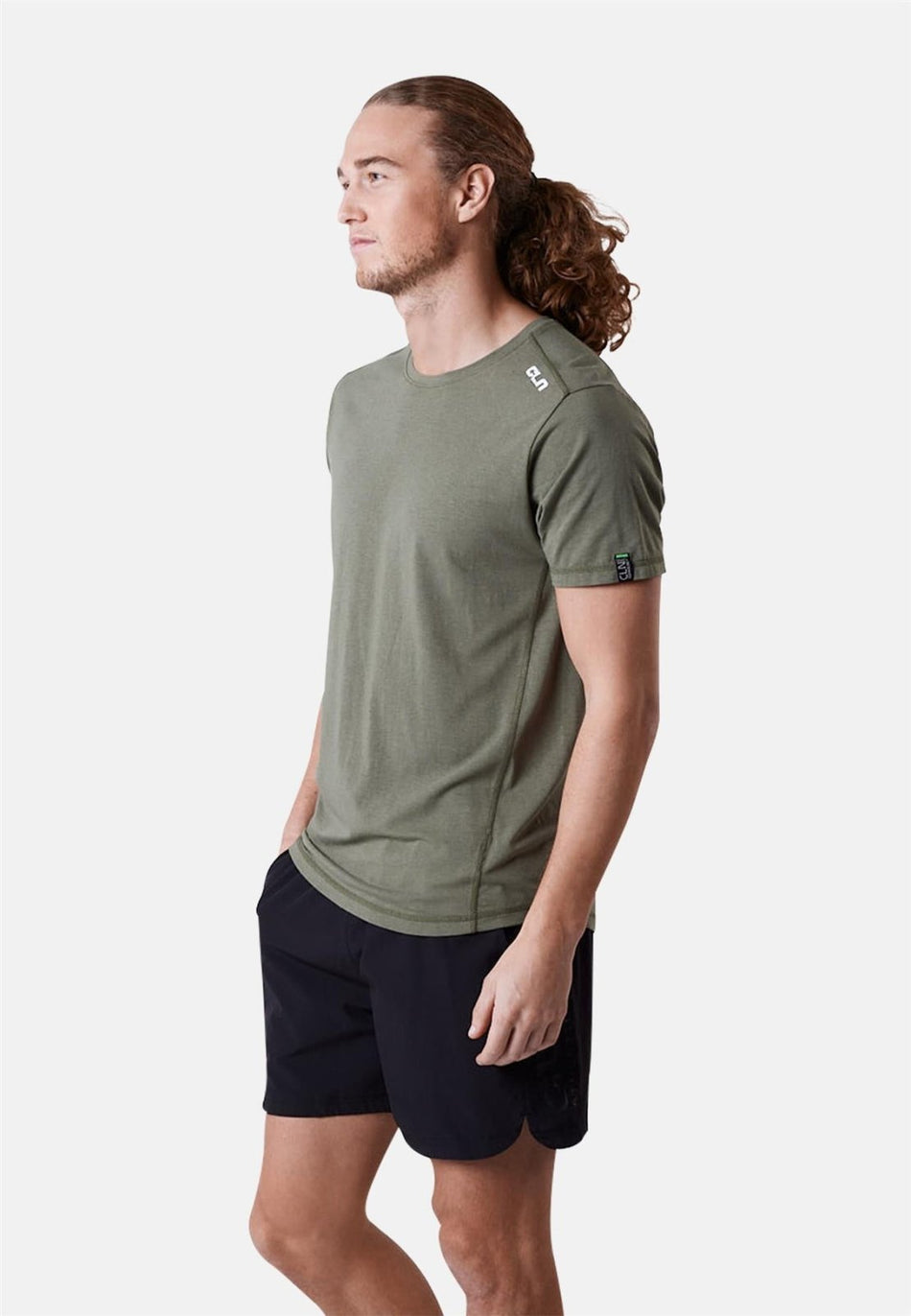 CLN Athletics - Trap Bamboo T-Shirt Herren - dusty olive - CLN - 2140 - 82 - S - Sportbrands24