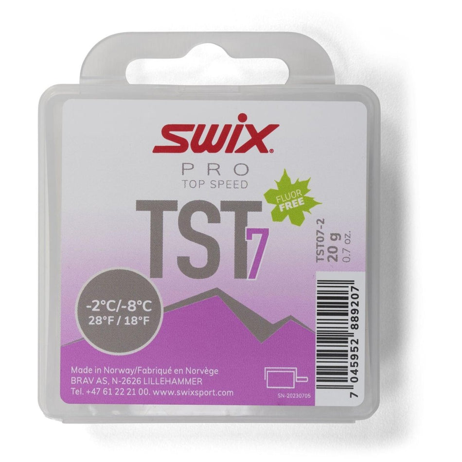 Swix - TS7 Turbo Violet, - 2 °C/ - 7°C, 20g Gleitwachs - ts7 turbo violet, - 2°c/ - 7°c, 20g - SX-TST07-2 - Sportbrands24