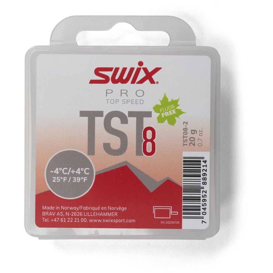 Swix - TS8 Turbo Red, - 4 °C/+4°C, 20g Gleitwachs - ts8 turbo red, - 4°c/+4°c, 20g - SX-TST08-2 - Sportbrands24