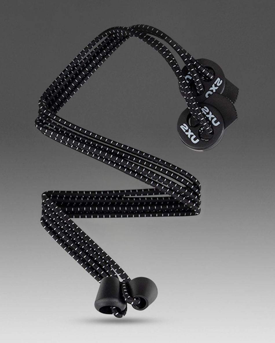 2XU - Performance Locked Laces Schnürsenkel - black/black - 2X-UA1855G-BLK/BLK-OSFA - Sportbrands24