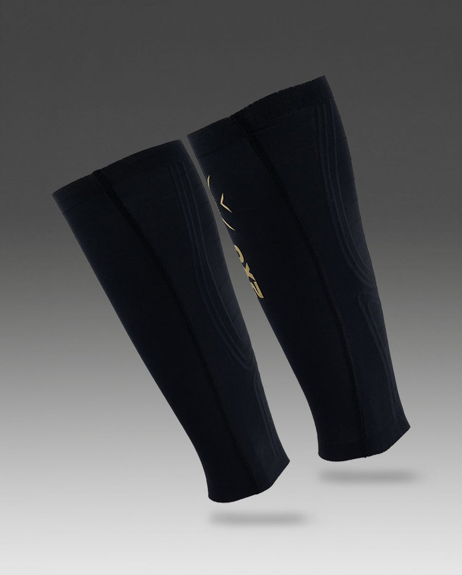 Compression Calf Guard Compression stockings - black/gold