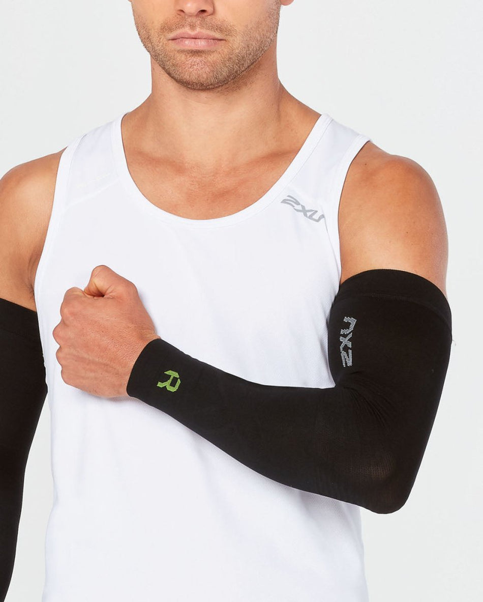 2XU - Flex Compression Leg Sleeves Wadenstützen - black/nero - 2X-UA4427A-BLK/NRO-XS - Sportbrands24