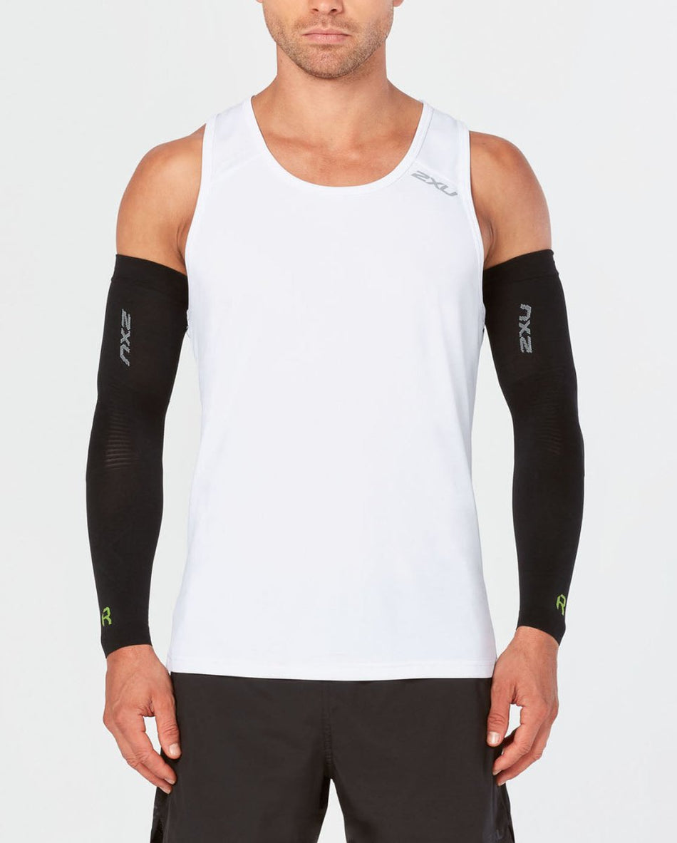 2XU - Flex Compression Leg Sleeves Wadenstützen - black/nero - 2X-UA4427A-BLK/NRO-M - Sportbrands24