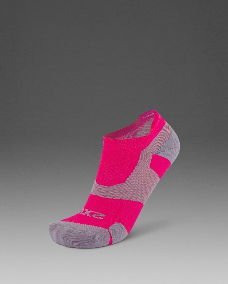 2XU - VECTR Sportsocke - magenta/light grey - 2X-UA5042E-MAG/LGY-S - Sportbrands24