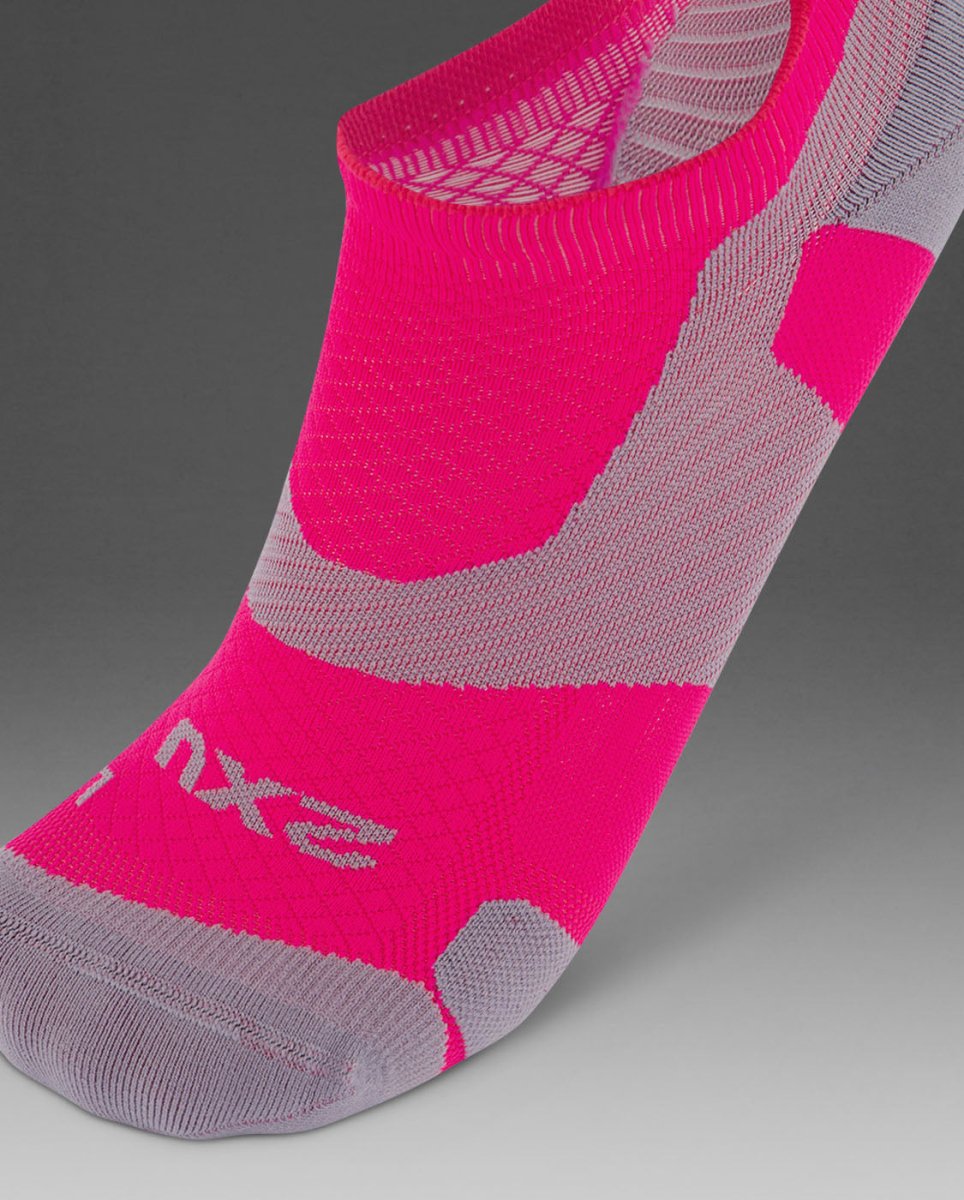 2XU - VECTR Sportsocke - magenta/light grey - 2X-UA5042E-MAG/LGY-S - Sportbrands24