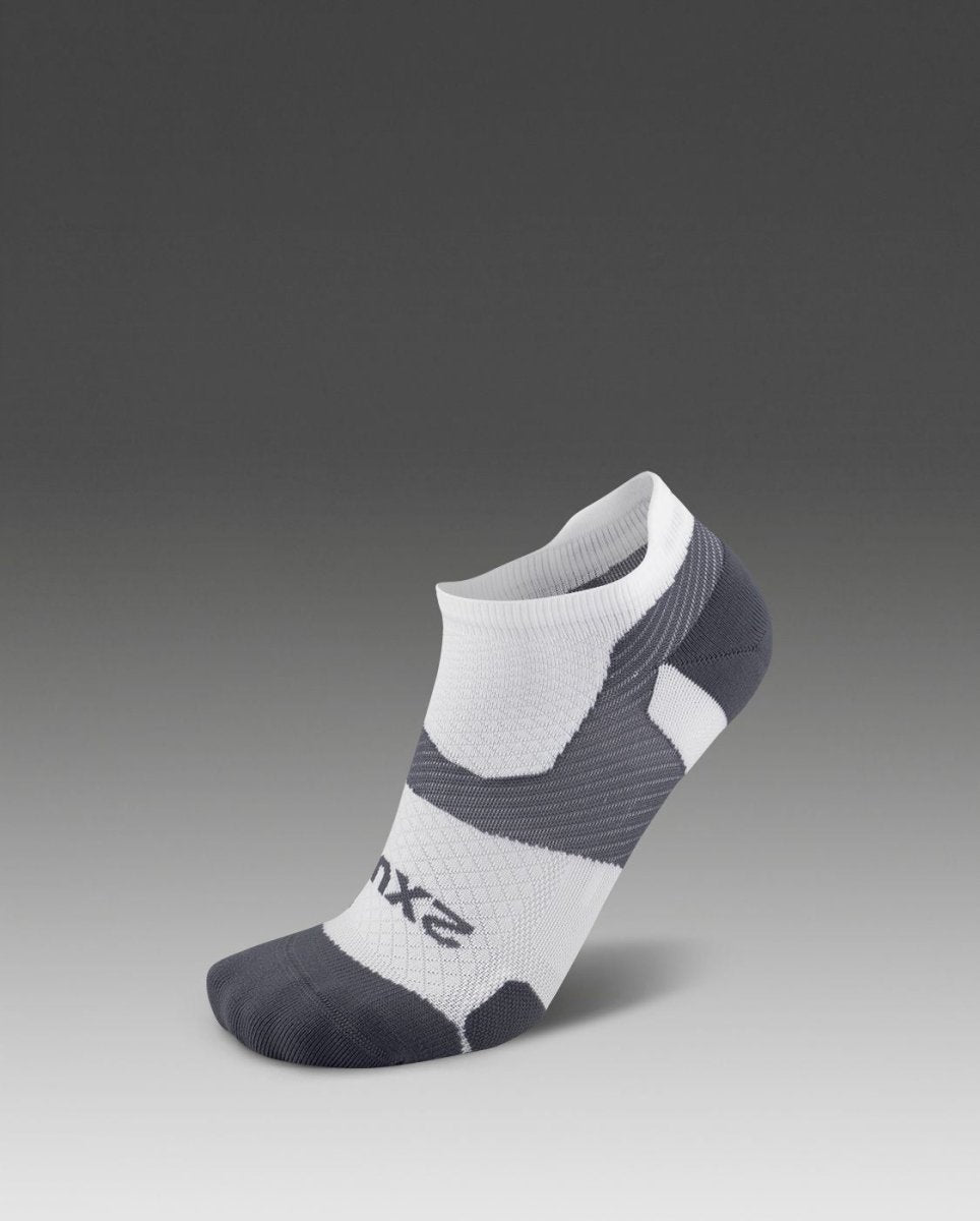 2XU - VECTR Sportsocke - white/grey - 2X-UA5042E-WHT/GRY-M - Sportbrands24