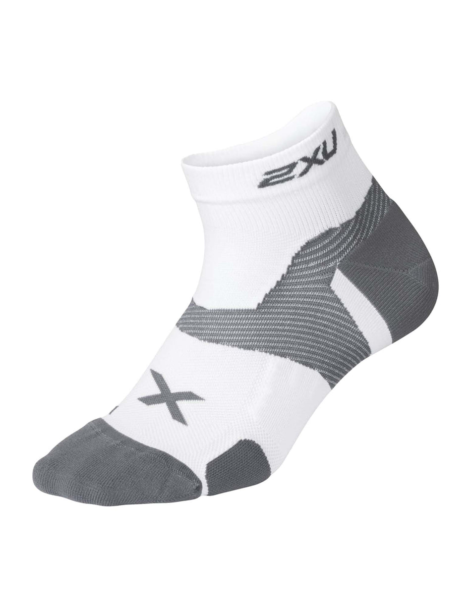 Vectr Cushion 1/4 Crew Socks Sportsocke - white/grey