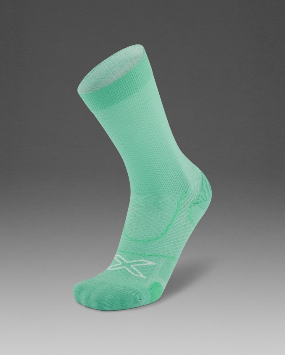 2XU - Vectr Cushion Crew Socks Sportsocke - digital mint/dark moss - 2X-UA5053E-DGM/DKM-XL - Sportbrands24
