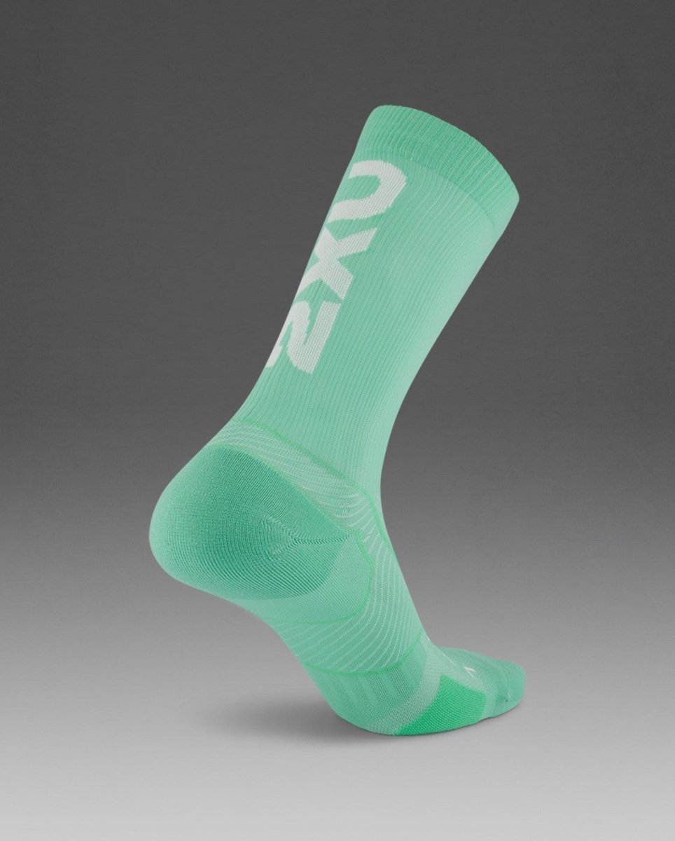 2XU - Vectr Cushion Crew Socks Sportsocke - digital mint/dark moss - 2X-UA5053E-DGM/DKM-S - Sportbrands24