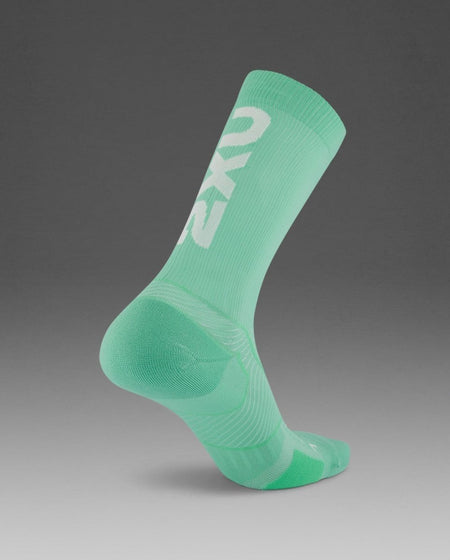 2XU - Vectr Cushion Crew Socks Sportsocke - digital mint/dark moss - 2X-UA5053E-DGM/DKM-S - Sportbrands24