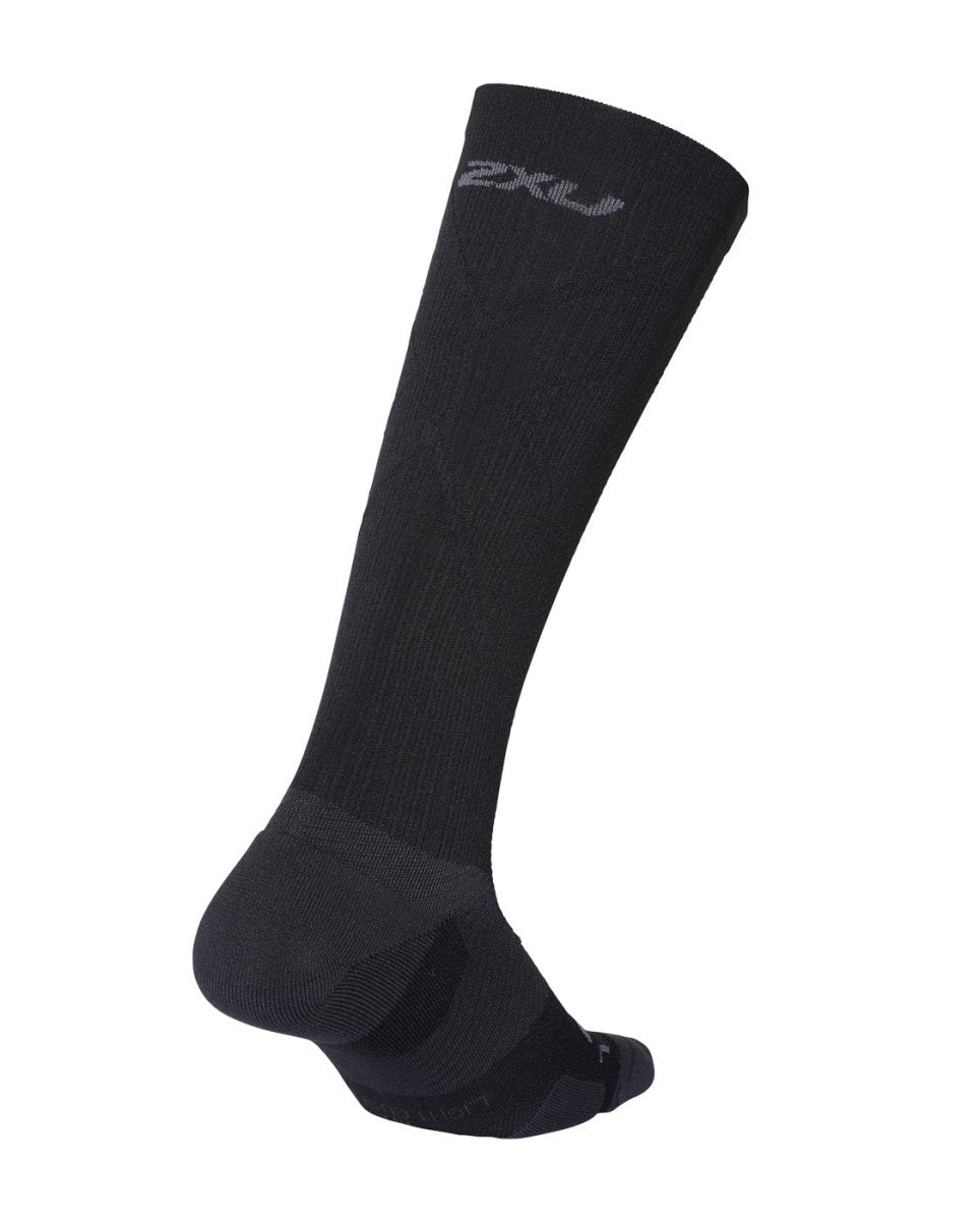 2XU - Unisex Vectr L.Cush Full Length Sportsocke - black/titanium - 2X-UA5155E-BLK/TTM-L1 - Sportbrands24