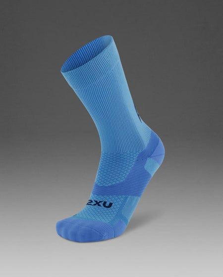 2XU - Vectr Light Cushion Crew Socks Sportsocke - azure blue/surf - 2X - UA7005E - AZB/SUF - XL - Sportbrands24