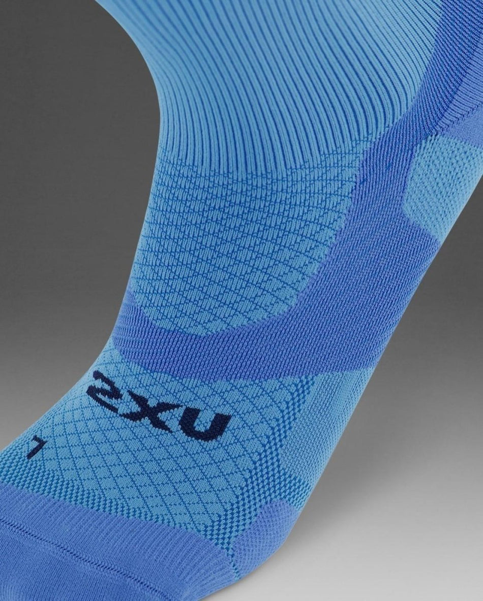 2XU - Vectr Light Cushion Crew Socks Sportsocke - azure blue/surf - 2X-UA7005E-AZB/SUF-S - Sportbrands24