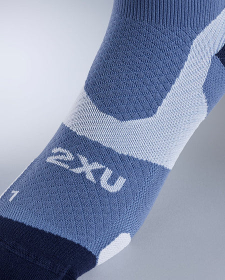 2XU - Vectr Light Cushion Crew Socks Sportsocke - indigo/midnight - 2X-UA7005E-IND/MDN-S - Sportbrands24