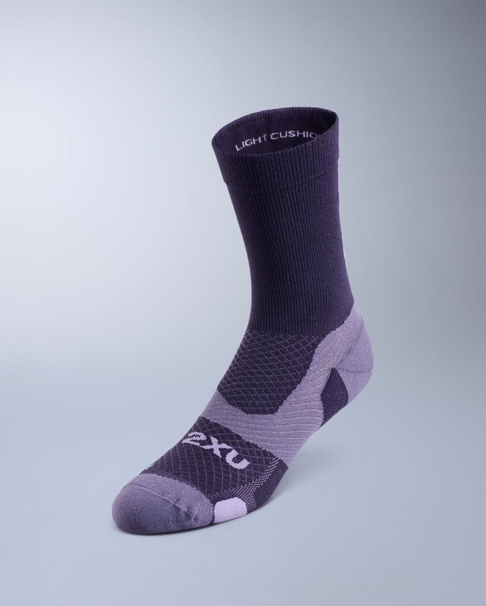 Vectr Light Cushion Crew Socks Sportsocke - velvet purple/dusted grape