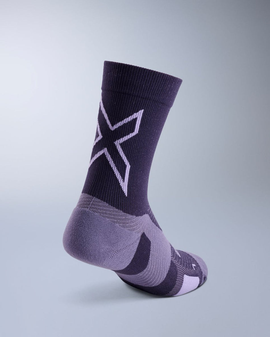 Vectr Light Cushion Crew Socks Sportsocke - velvet purple/dusted grape