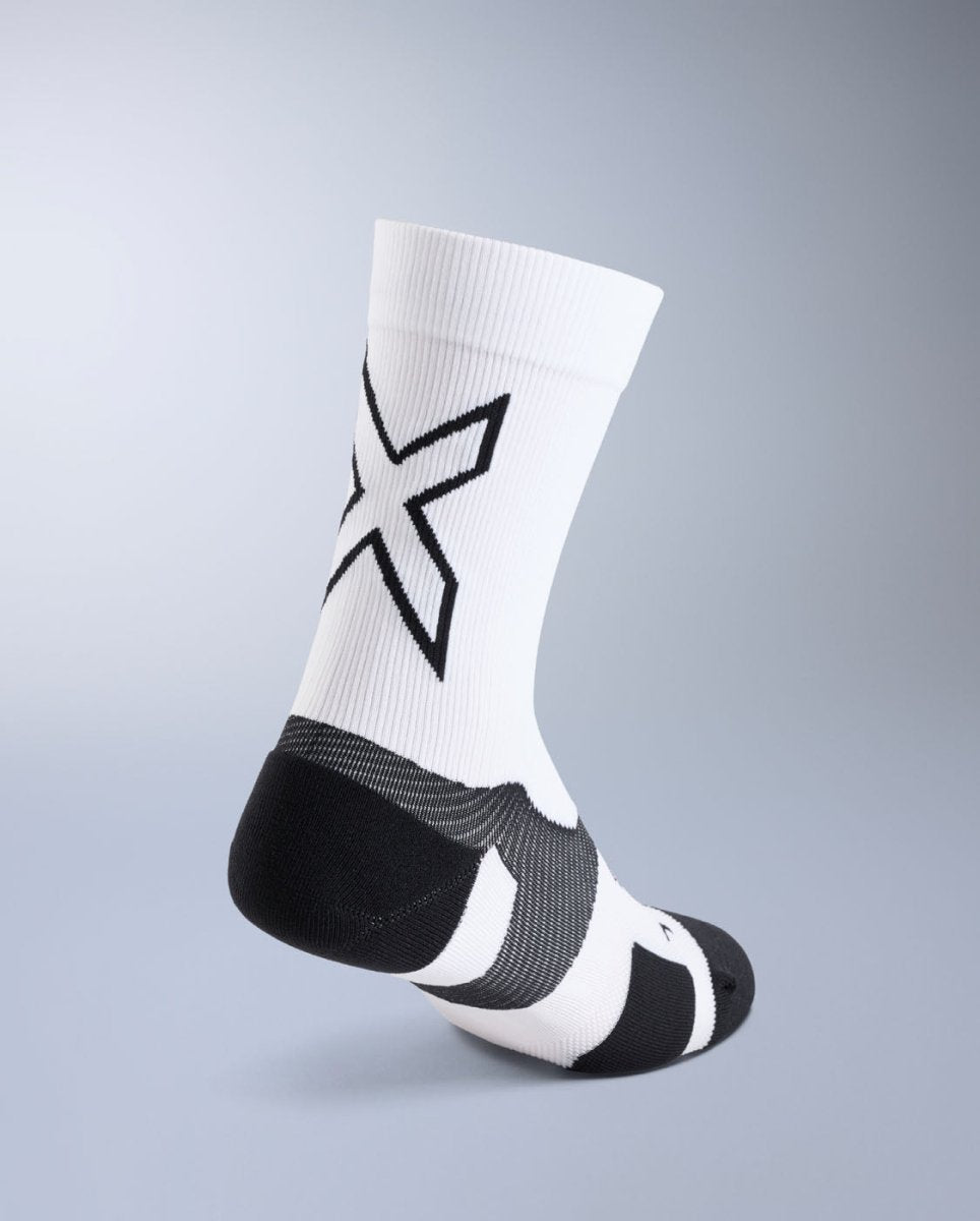 2XU - Vectr Light Cushion Crew Socks Sportsocke - white/black - 2X-UA7005E-WHT/BLK-S - Sportbrands24