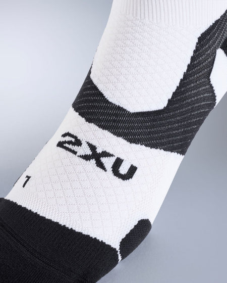 2XU - Vectr Light Cushion Crew Socks Sportsocke - white/black - 2X-UA7005E-WHT/BLK-S - Sportbrands24