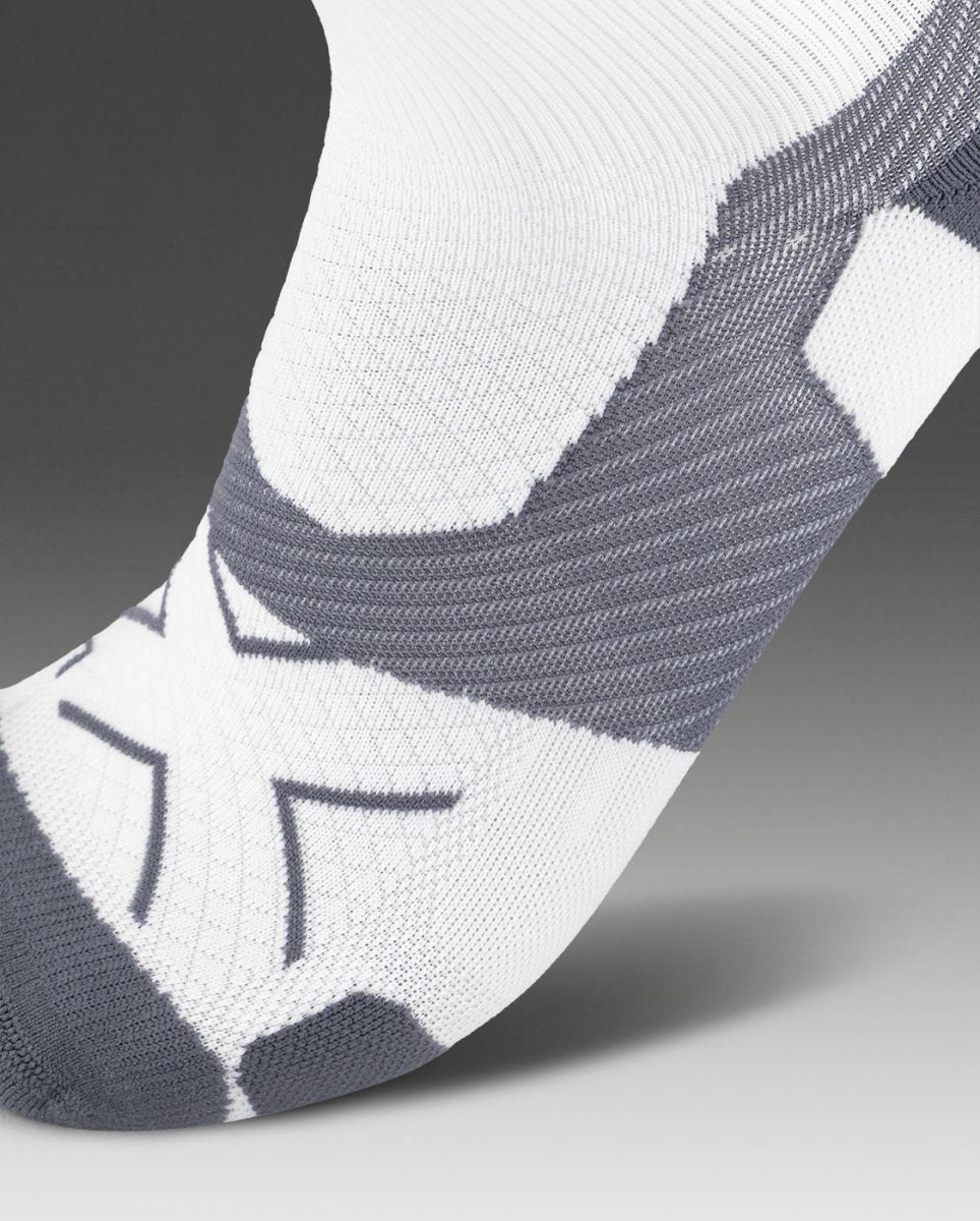 2XU - Vectr Light Cushion Crew Socks Sportsocke - white/grey - 2X-UA7005E-WHT/GRY-S - Sportbrands24