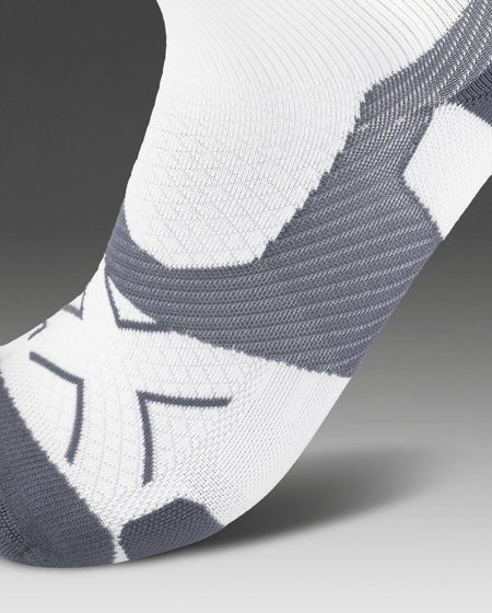 2XU - Vectr Light Cushion Crew Socks Sportsocke - white/grey - 2X-UA7005E-WHT/GRY-S - Sportbrands24