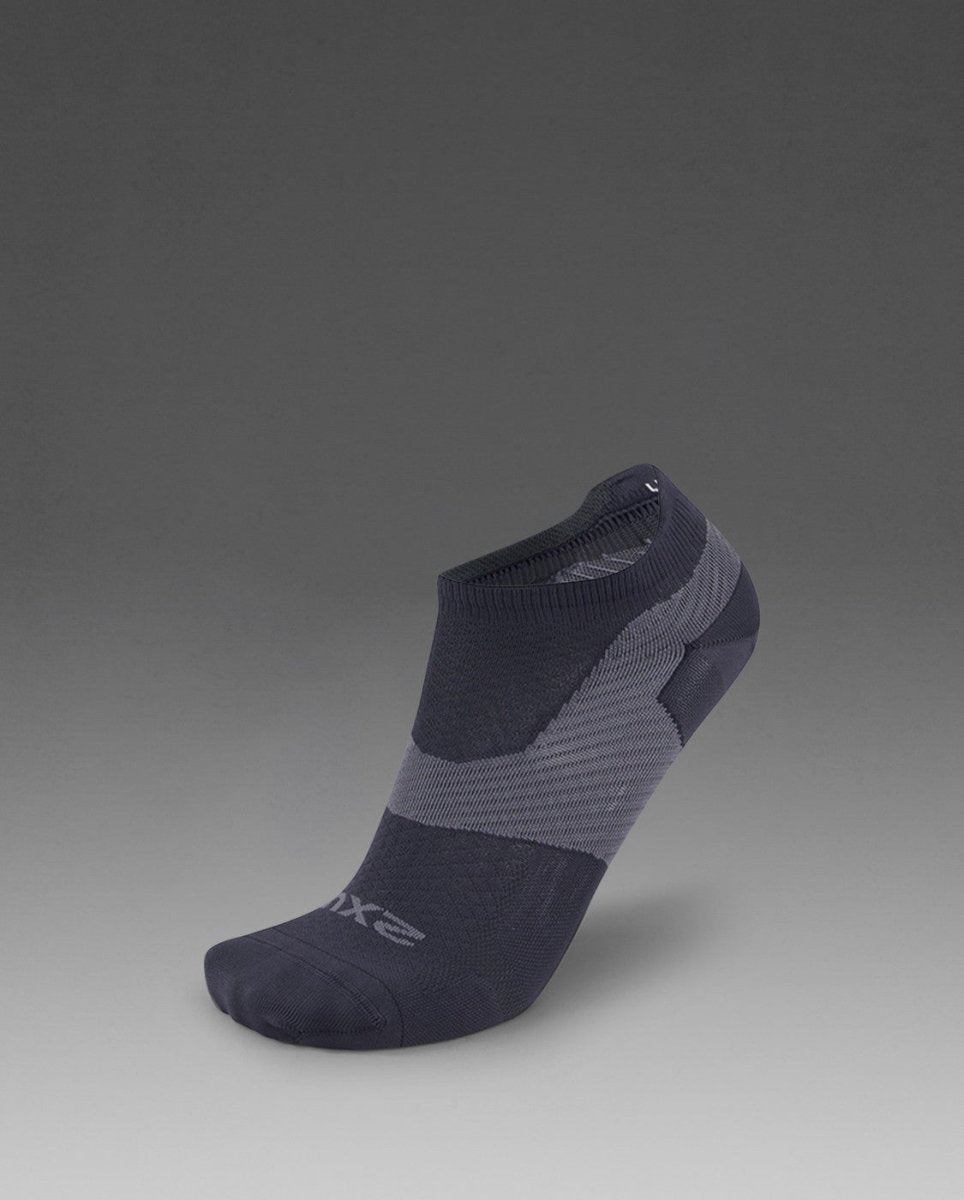 2XU - Vectr Ultralight No Show Socks Sportsocke - titanium/black - 2X-UA7027E-TTM/BLK-M - Sportbrands24