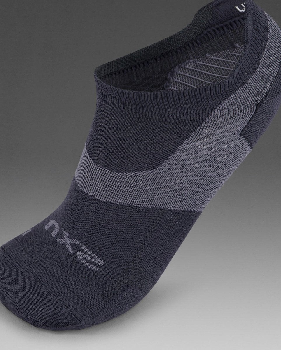 2XU - Vectr Ultralight No Show Socks Sportsocke - titanium/black - 2X-UA7027E-TTM/BLK-S - Sportbrands24