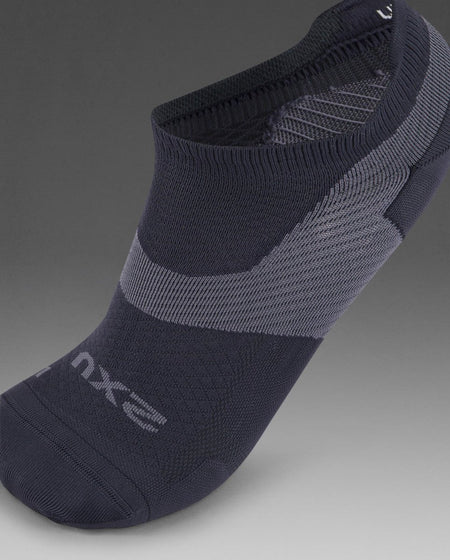 2XU - Vectr Ultralight No Show Socks Sportsocke - titanium/black - 2X-UA7027E-TTM/BLK-S - Sportbrands24