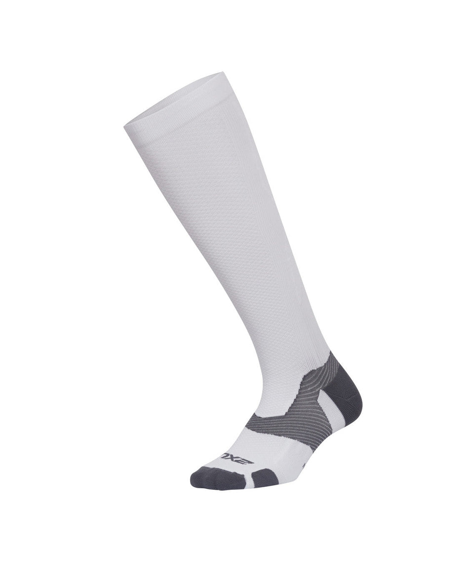 2XU - Unisex Vectr L.Cush Full Length Sportsocke - white/grey - 2X - UA5155E - WHT/GRY - L1 - Sportbrands24