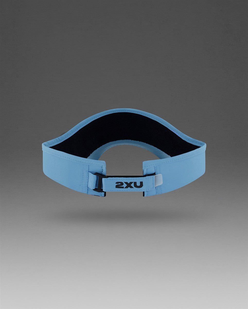 2XU - Run Visor Schirmmütze - azure blue/black - 2X-UQ5686F-AZB/BLK-OSFA - Sportbrands24