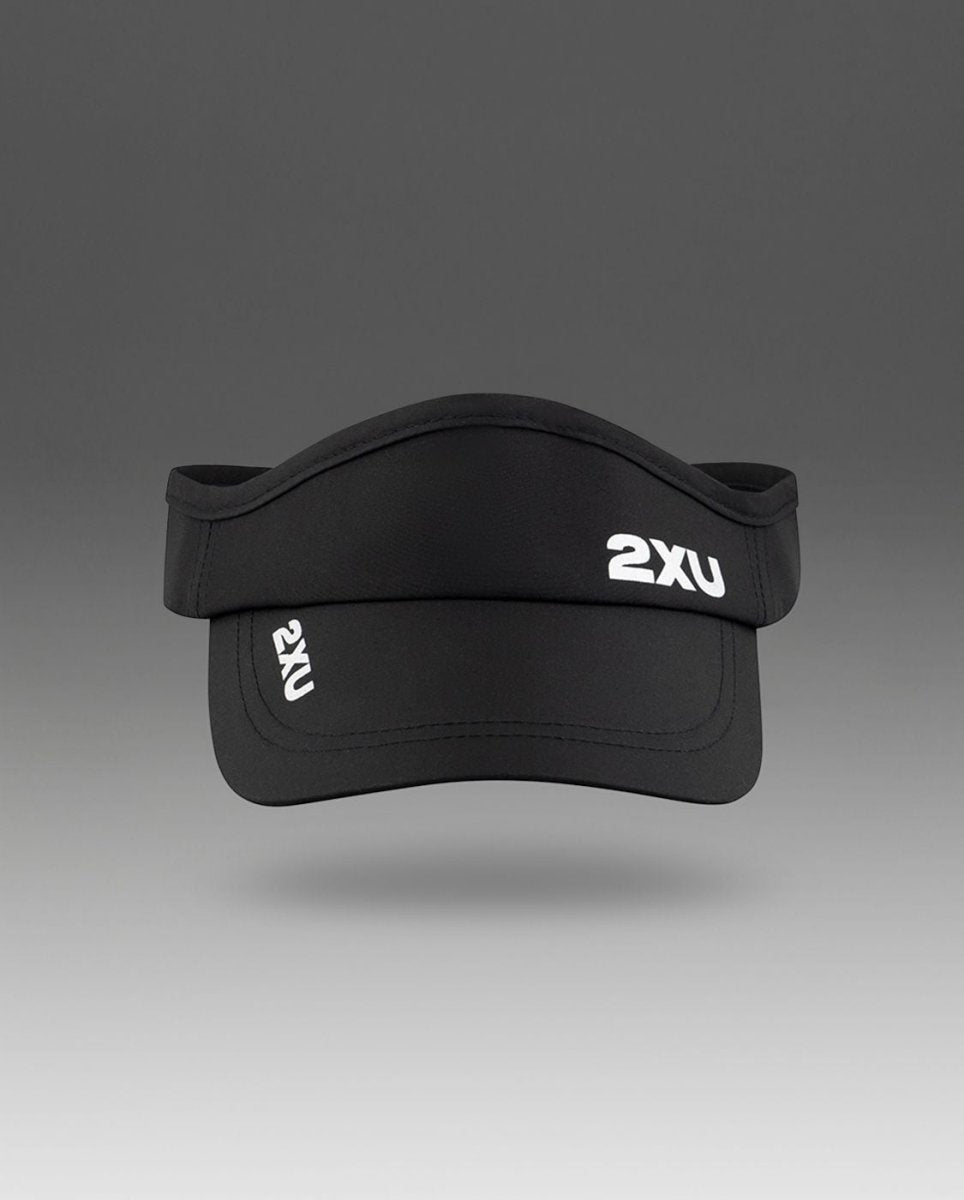 2XU - Run Visor Schirmmütze - black/black - 2X-UQ5686F-BLK/BLK-OSFA - Sportbrands24