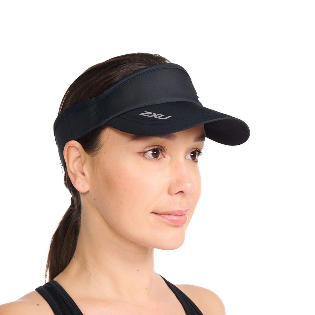 2XU - Run Visor Schirmmütze - black/black - 2X-UQ5686F-BLK/BLK-OSFA - Sportbrands24