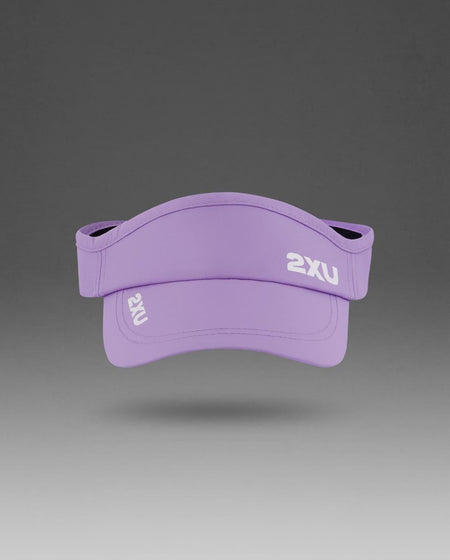2XU - Run Visor Schirmmütze - grape fizz/white - 2X-UQ5686F-GFZ/WHT-OSFA - Sportbrands24