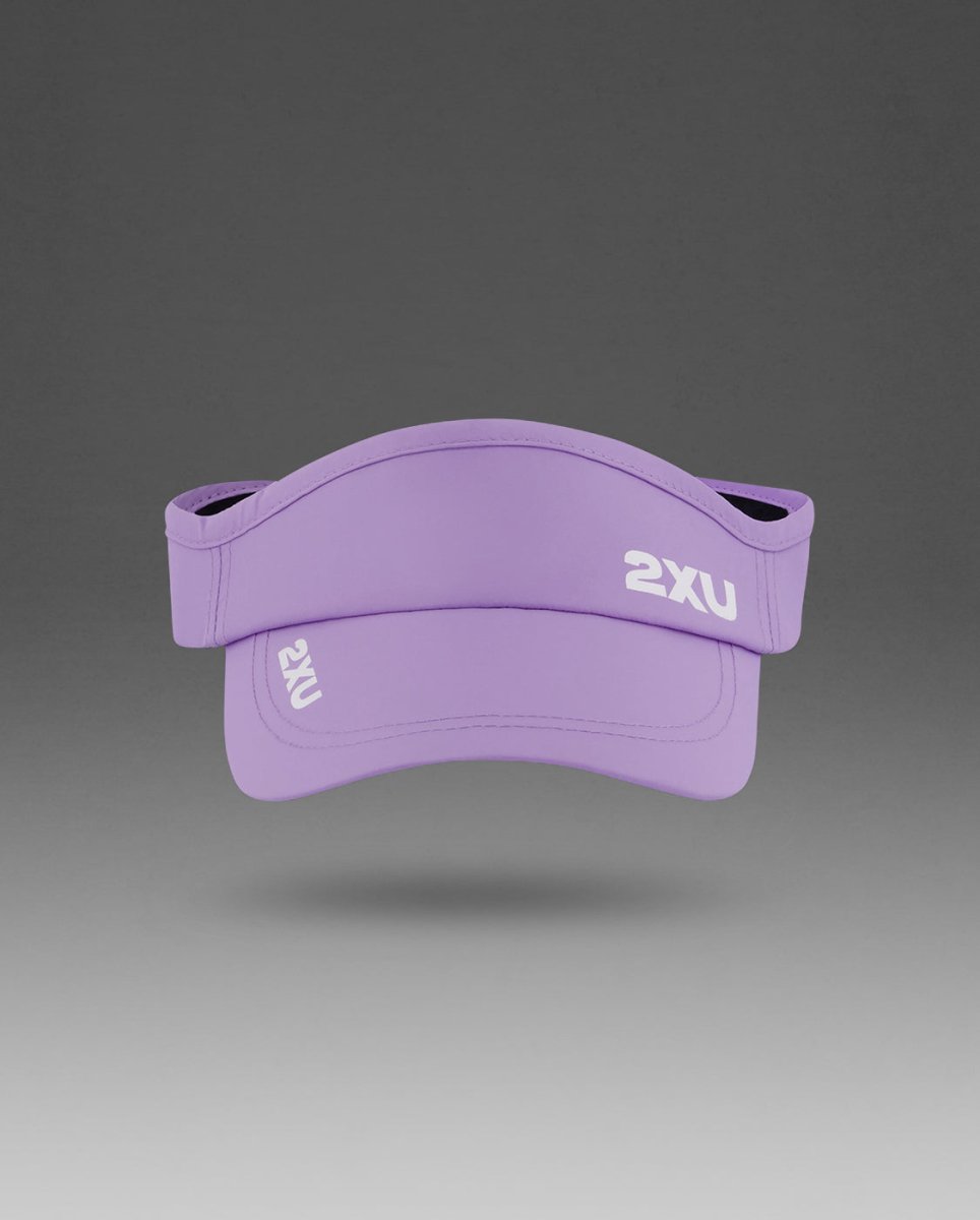 2XU - Run Visor Schirmmütze - grape fizz/white - 2X-UQ5686F-GFZ/WHT-OSFA - Sportbrands24
