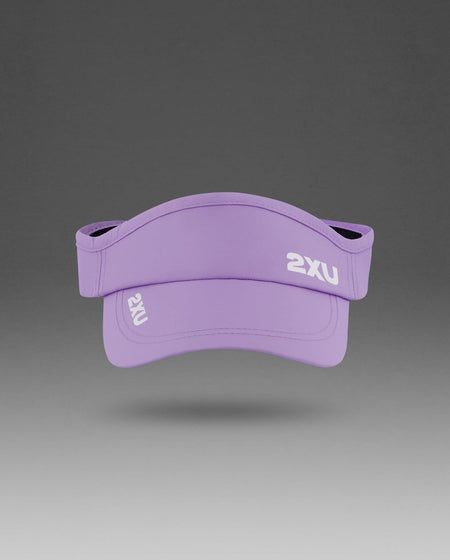 2XU - Run Visor Schirmmütze - grape fizz/white - 2X-UQ5686F-GFZ/WHT-OSFA - Sportbrands24
