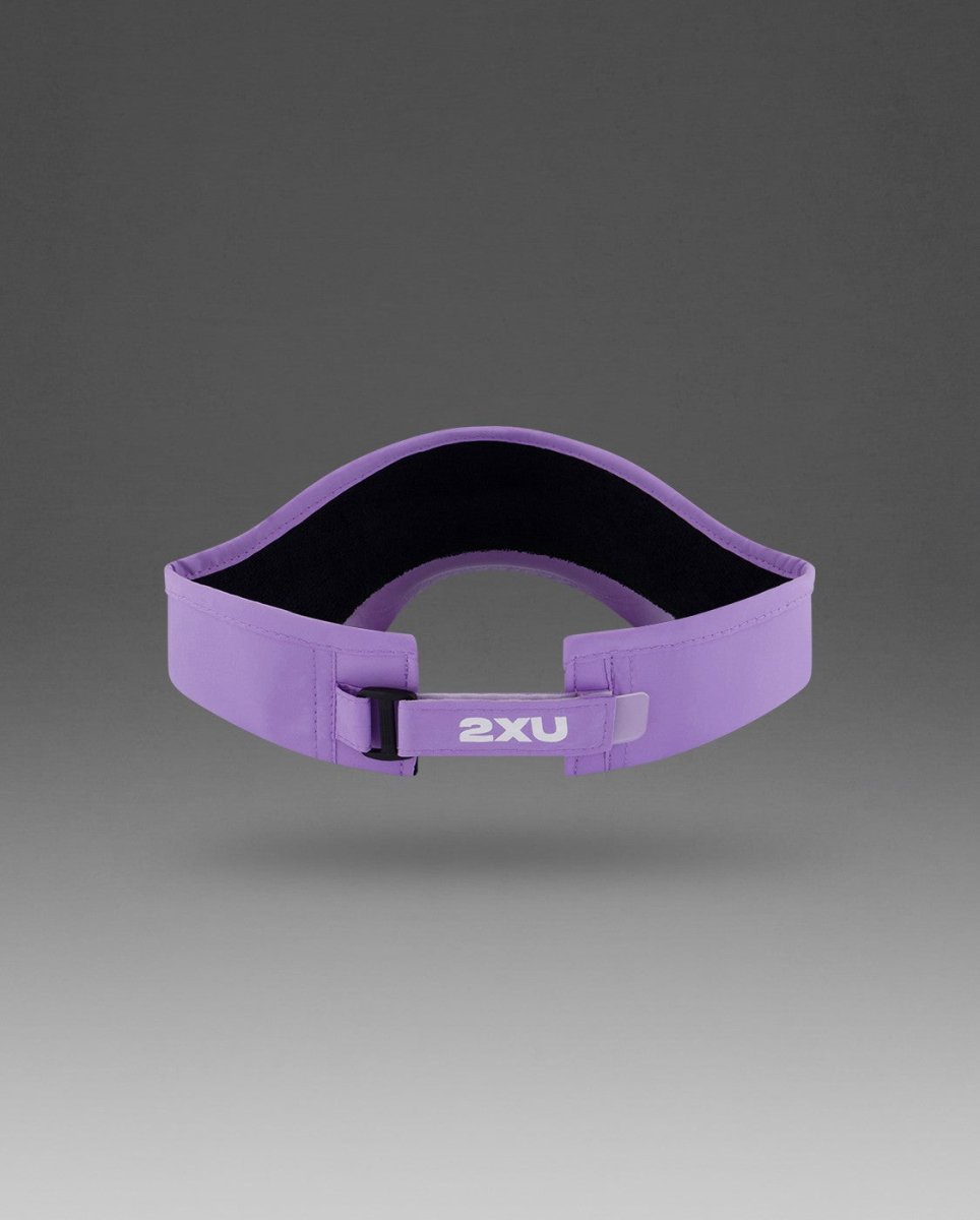 2XU - Run Visor Schirmmütze - grape fizz/white - 2X-UQ5686F-GFZ/WHT-OSFA - Sportbrands24