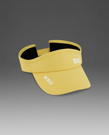 2XU - Run Visor Schirmmütze - pixel lemon/white - 2X-UQ5686F-PXL/WHT-OSFA - Sportbrands24