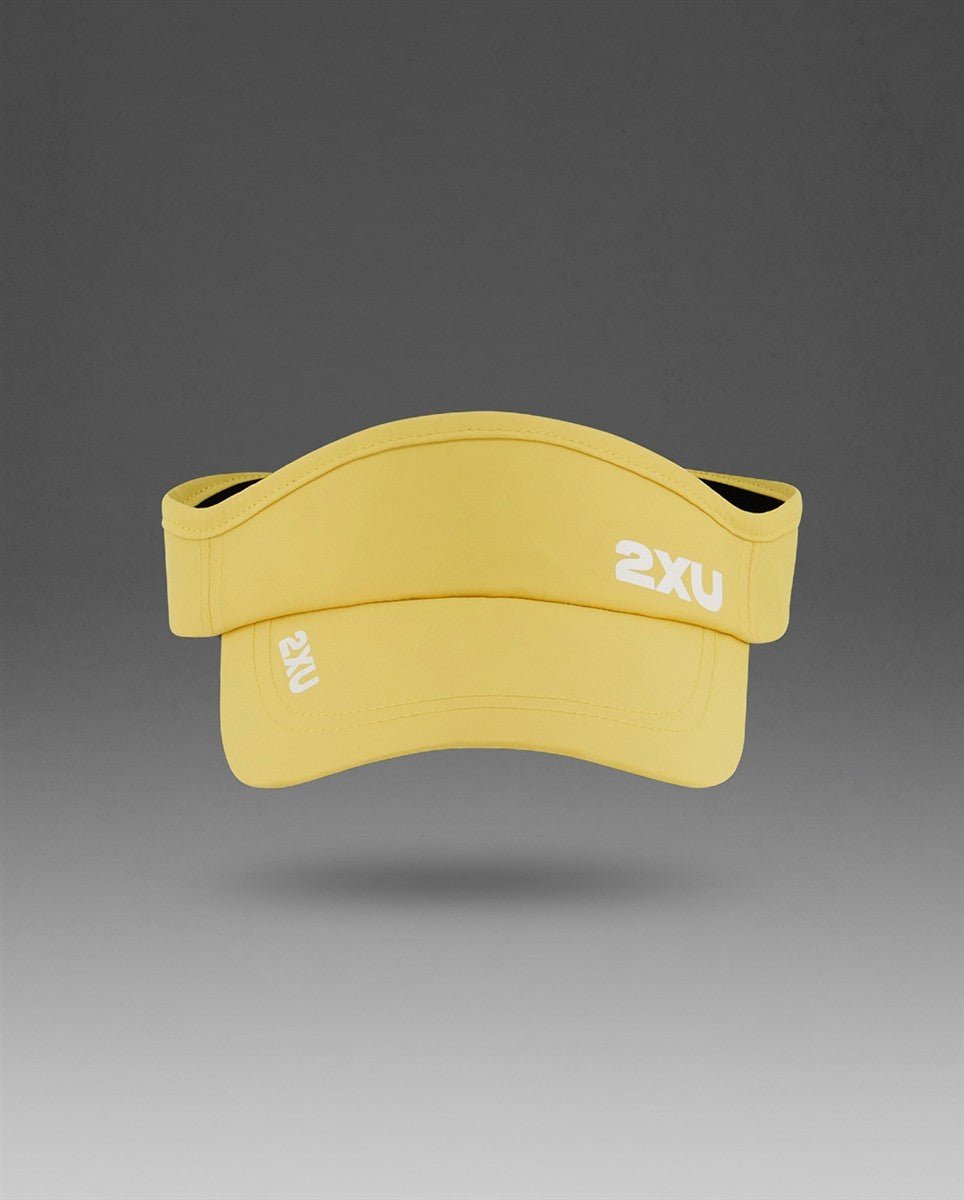 2XU - Run Visor Schirmmütze - pixel lemon/white - 2X-UQ5686F-PXL/WHT-OSFA - Sportbrands24