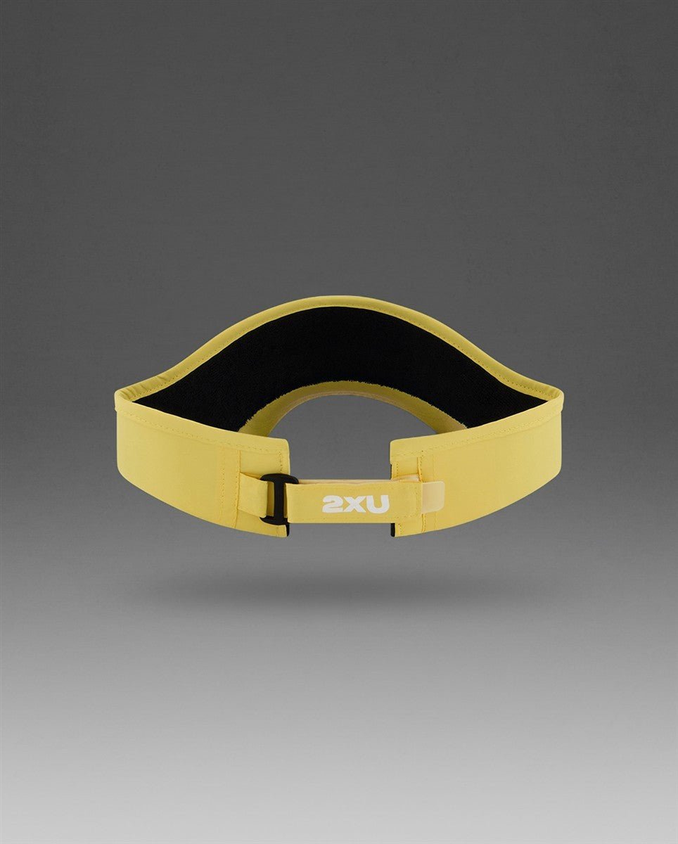 2XU - Run Visor Schirmmütze - pixel lemon/white - 2X-UQ5686F-PXL/WHT-OSFA - Sportbrands24