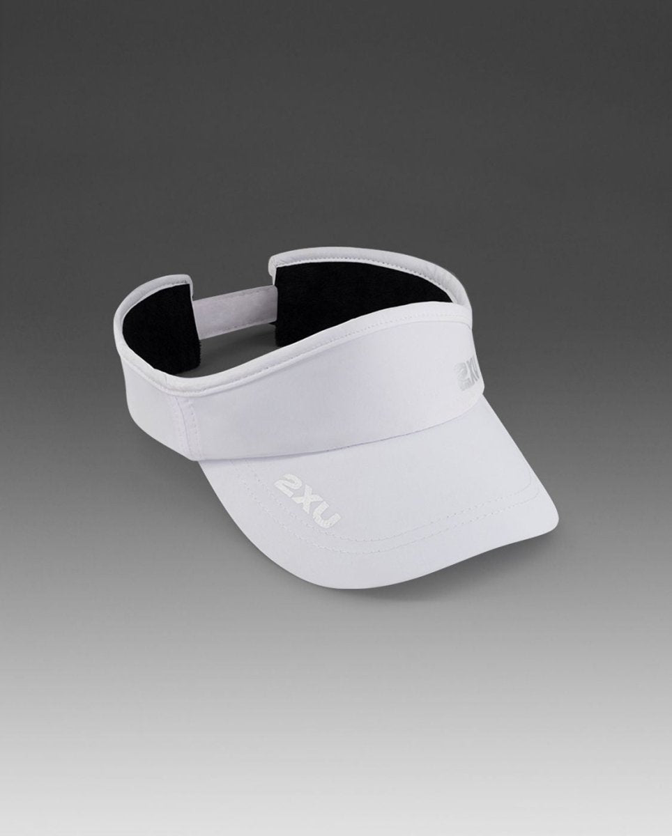 2XU - Run Visor Schirmmütze - white/white - 2X-UQ5686F-WHT/WHT-OSFA - Sportbrands24
