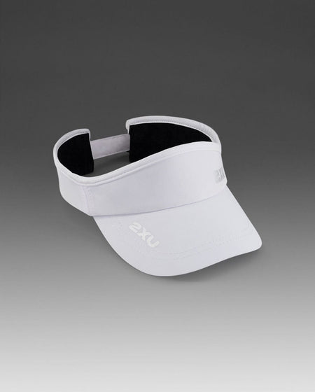 2XU - Run Visor Schirmmütze - white/white - 2X-UQ5686F-WHT/WHT-OSFA - Sportbrands24