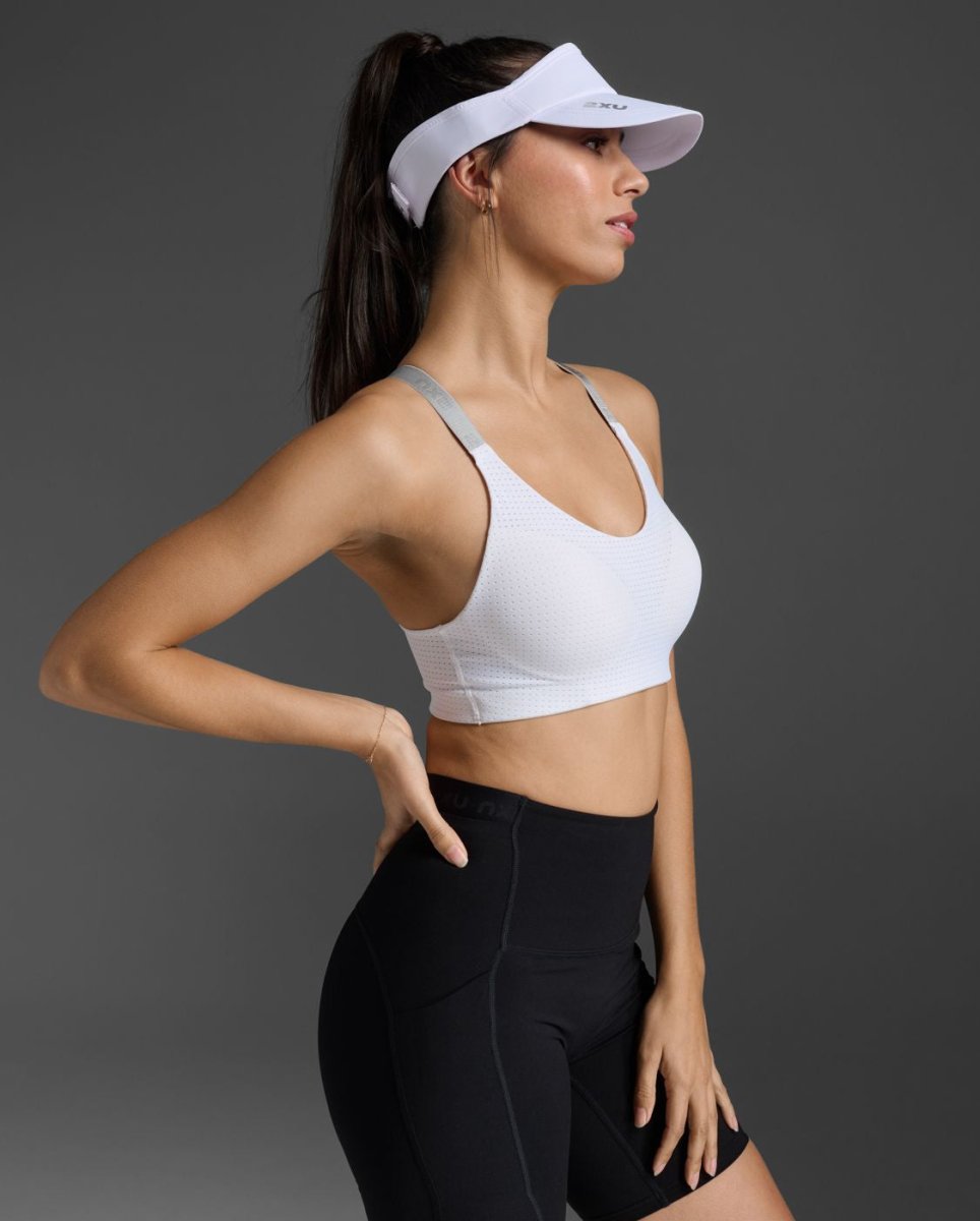 2XU - Run Visor Schirmmütze - white/white - 2X-UQ5686F-WHT/WHT-OSFA - Sportbrands24