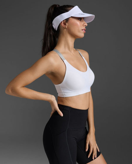 2XU - Run Visor Schirmmütze - white/white - 2X-UQ5686F-WHT/WHT-OSFA - Sportbrands24