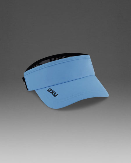 2XU - Performance Visor Cap - azure blue/black - 2X-UQ6165F-AZB/BLK-OSFA - Sportbrands24