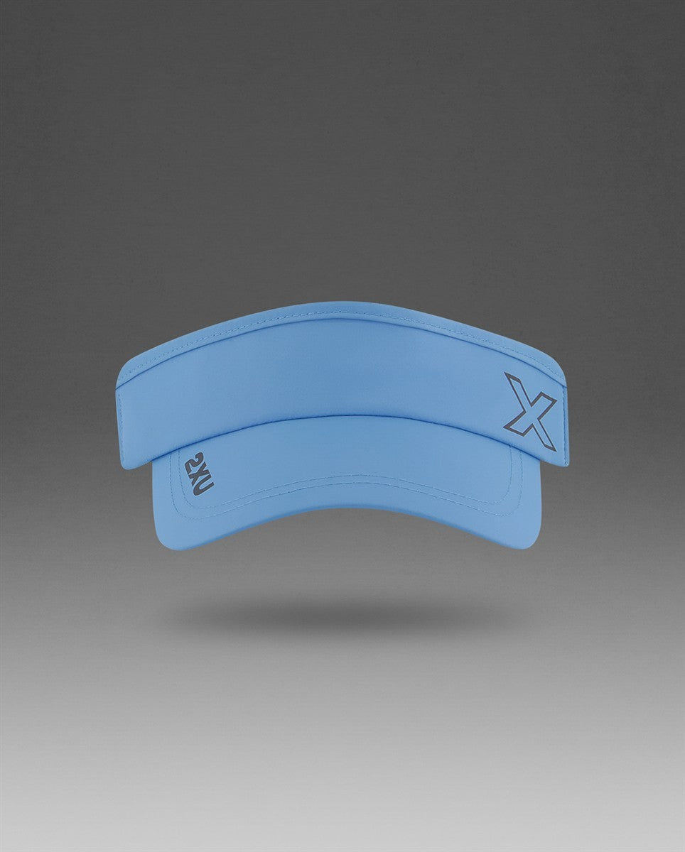 2XU - Performance Visor Cap - azure blue/black - 2X-UQ6165F-AZB/BLK-OSFA - Sportbrands24